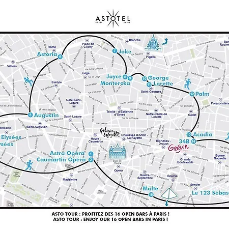 Caumartin Opera - Astotel 3* Paris